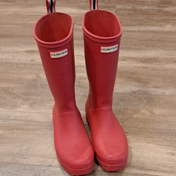 Hunter Shoes - Hunter Vibrant Red Tall Rain Boots